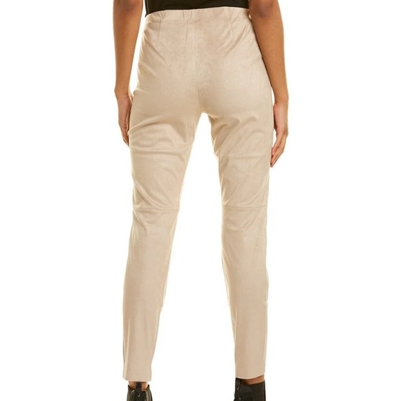 Tyler Boe pants faux suede side zip slim pants in a beige - Picture 11 of 11